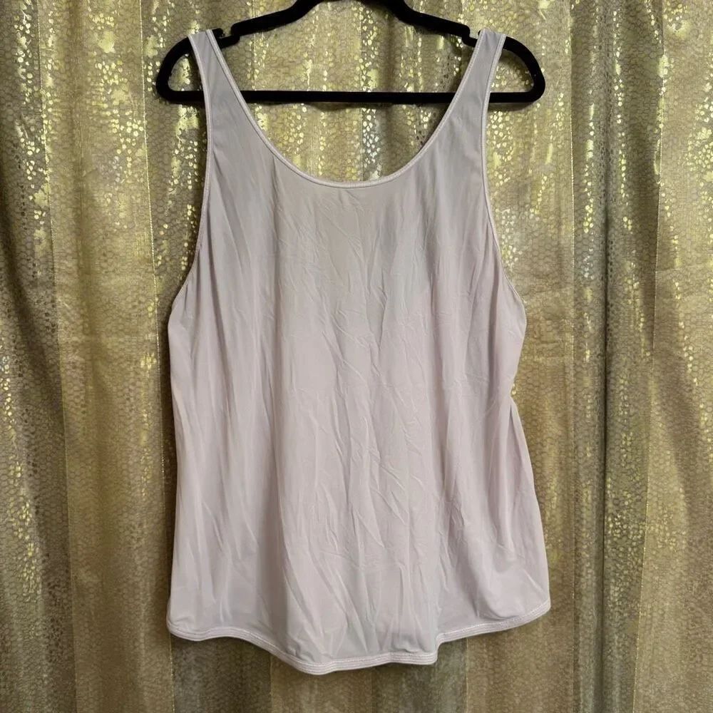 Lululemon Let It Slip Sheer Soft Stretchy Athletic Tank Top Size Large